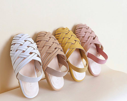 Crisscross sandals