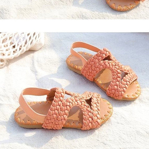 Braided sandals