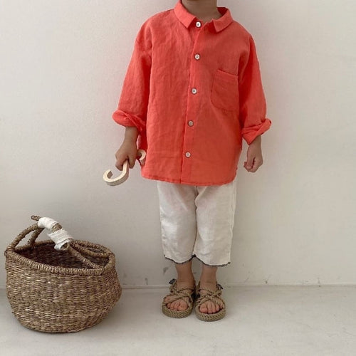 Linen shirt with linen pants